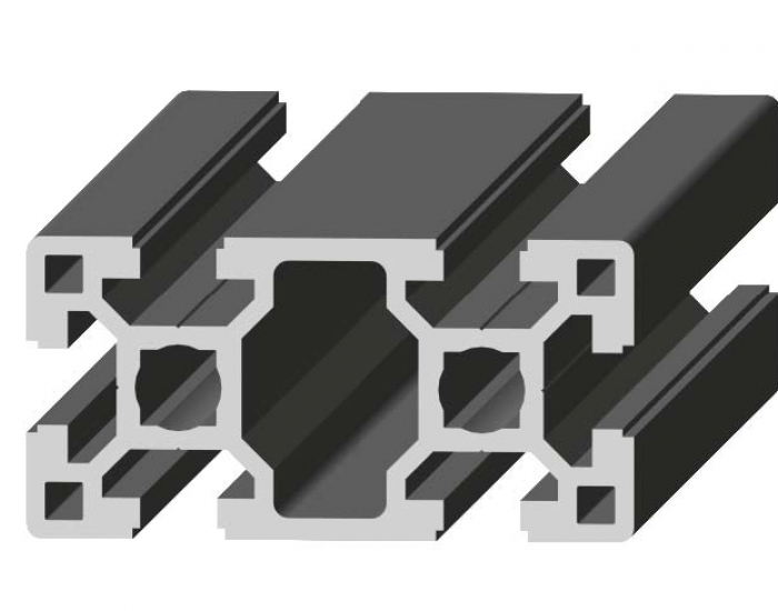 Perfil de Aluminio Pesado 40 x 80 Canal de 10 mm Ref. 5051