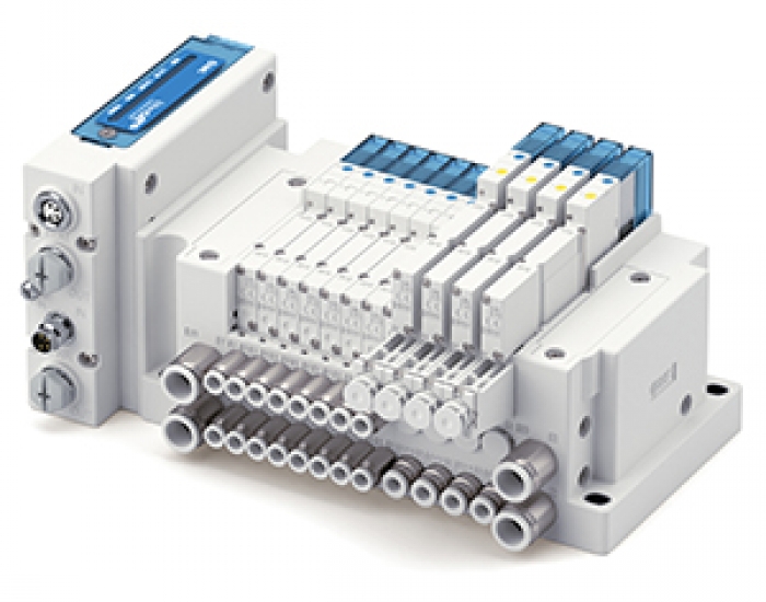 Electroválvulas de 4/5 Vías Servoasistidas, Bloques SMC