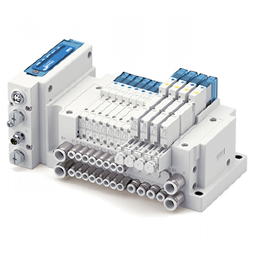 Bloque de válvulas con eyectores de vacío integrados serie JSY1000-E SMC
